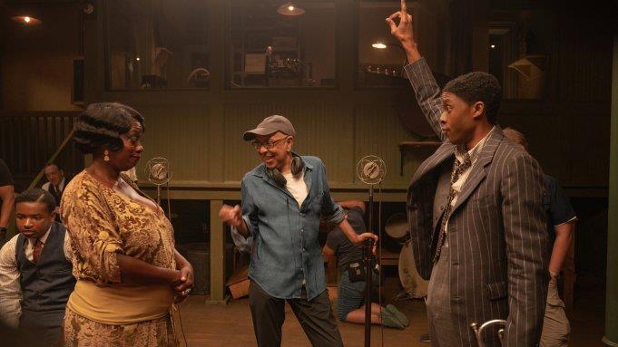Viola Davis e Chadwick Boseman raccontano il blues Viola Davis e Chadwick Boseman in una scena del film