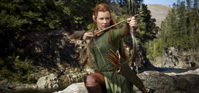 Tauriel la polemica su Lo Hobbit Evangeline Lilly nei panni dell'elfa Tauriel