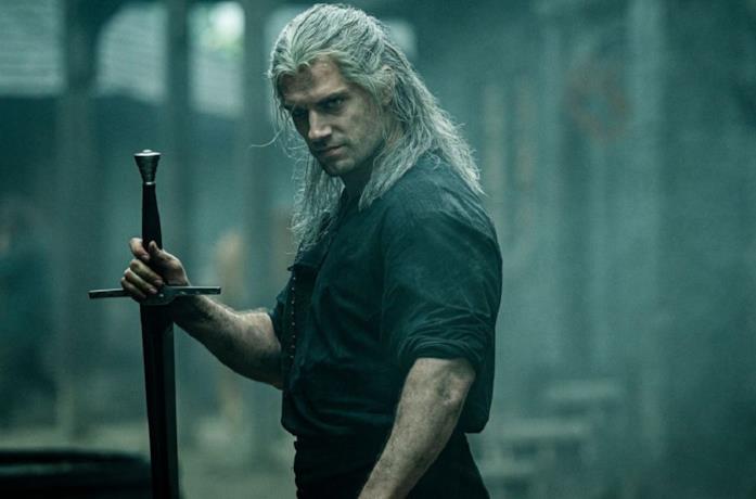 Henry Cavill nella serie TV The Witcher di Netflix