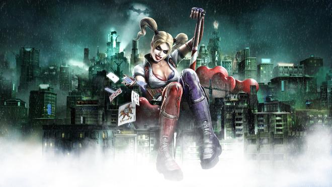 Harley Quinn in un artwork ufficiale di Batman: Arkham Underworld