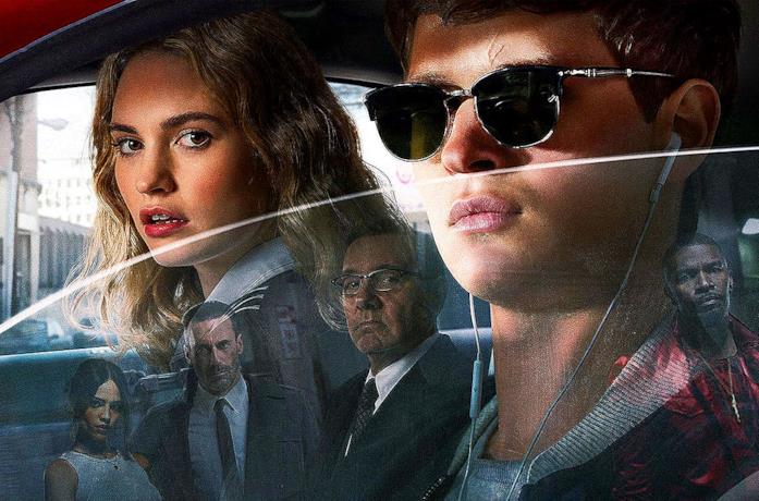 Il cast di Baby Driver - Il Genio della Fuga nel poster del film