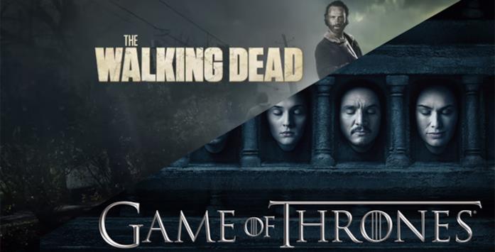 I protagonisti di The Walking Dead e Game of Thrones