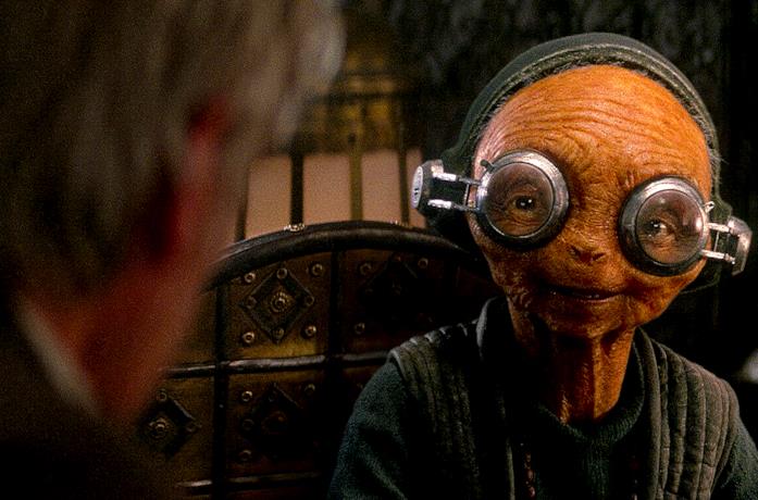Maz Kanata in Star Wars: Il Risveglio della Forza