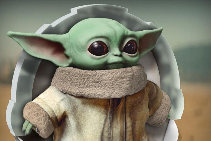 La bambola di Baby Yoda messa in commercio da Walmart