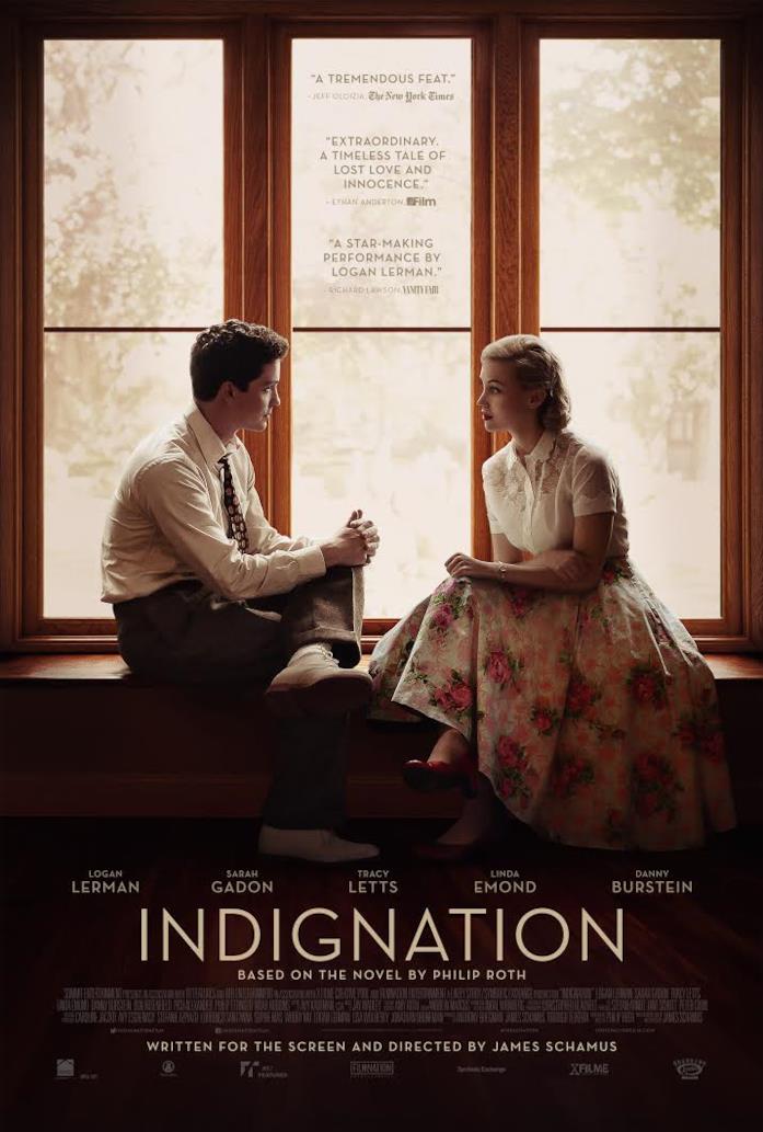 Indignation di James Schamus Poster del film