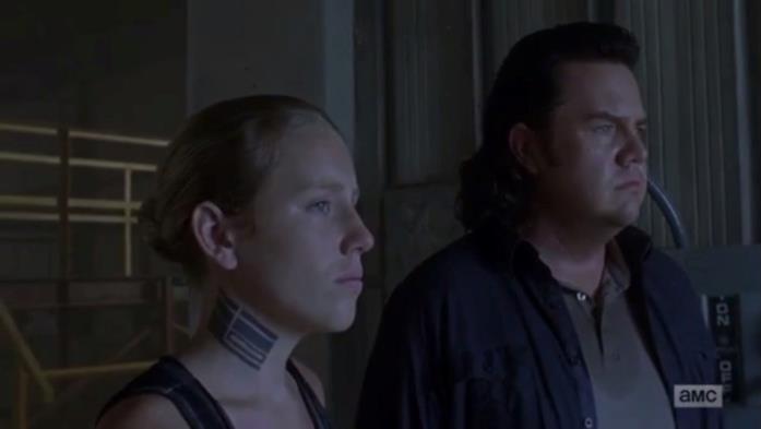 The Walking Dead: Laura con Eugene