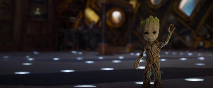 Come sarà Groot in Guardiani della Galassia Vol. 3 Baby Groot