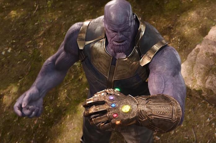 Il Guanto dell'Infinito di Thanos in Avengers: Infinity War