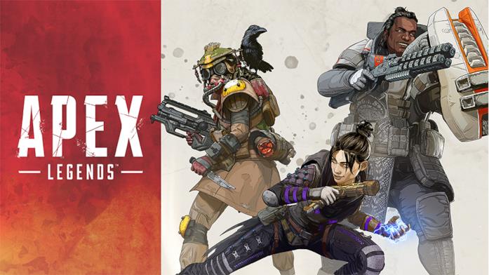 Un concept art dei protagonisti di Apex Legends