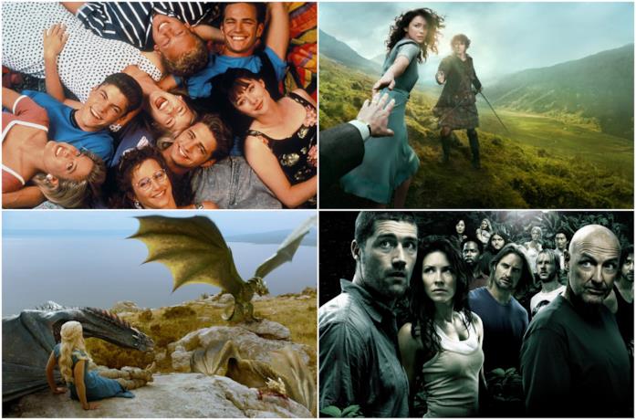 Beverly Hills 90210, Outlander, Game of Thrones, Lost