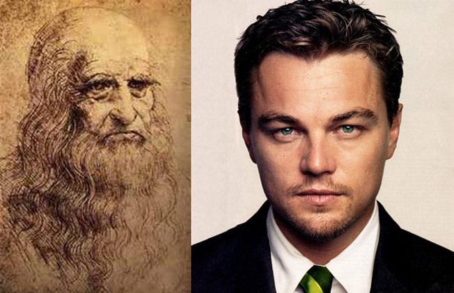 Leonardo da Vinci e Leonardo DiCaprio