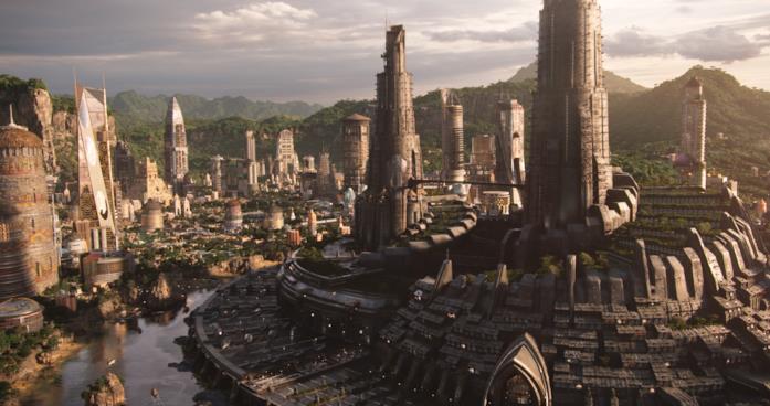 Il Wakanda nel Marvel Cinematic Universe Il Regno di Wakanda visto dall'alto