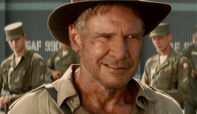 Harrison Ford tiene a sistemare il suo ranch nel Wyoming Un'immagine di Harrison Ford in Indiana Jones e il regno del teschio di cristallo