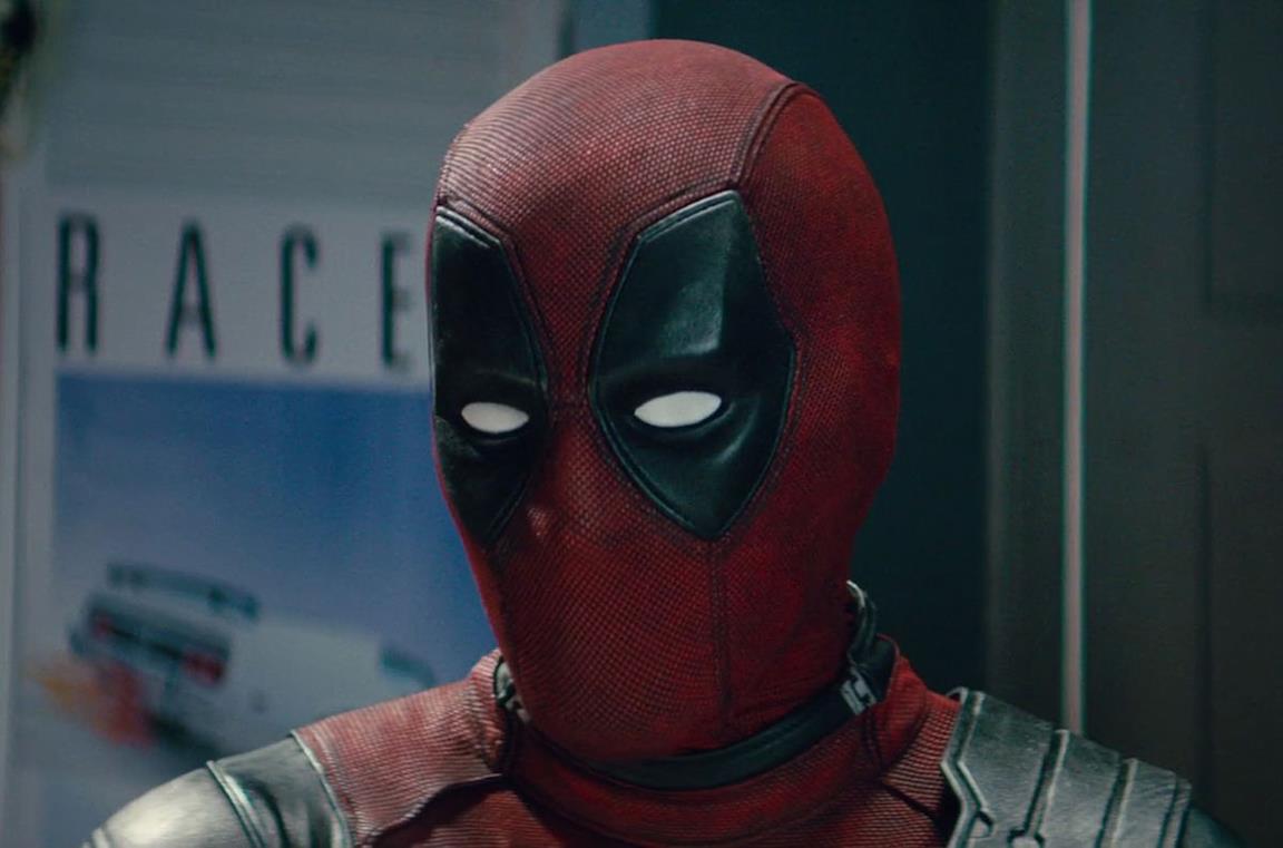 Un primo piano di Deadpool