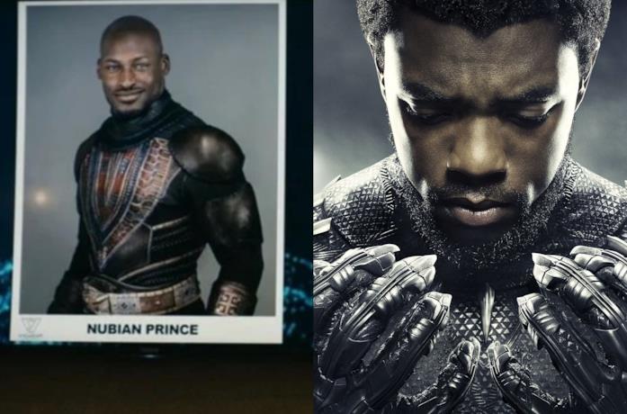 Nubian Prince di The Boys, parodia di Black Panther Primo piano di T'Challa