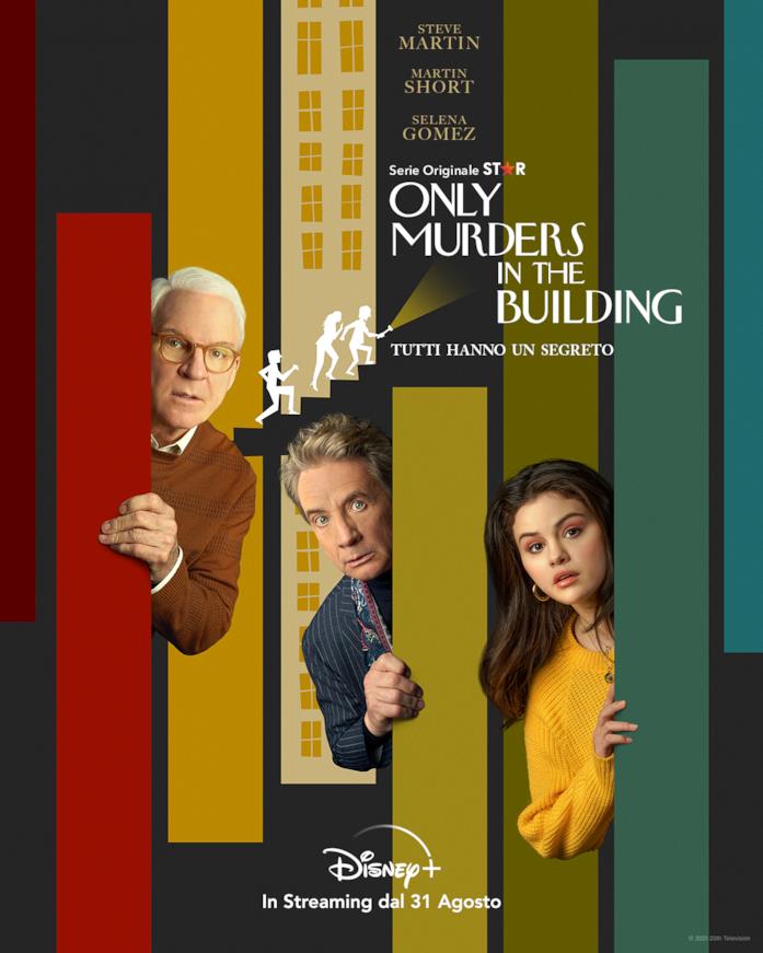 Only Murders in the Building, la serie in arrivo ad agosto su Disney+ Il poster della serie Only Murders in the Building