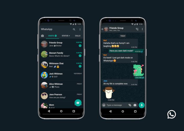 WhatsApp, finalmente disponibile la Modalità Scura La Dark Mode di WhatsApp