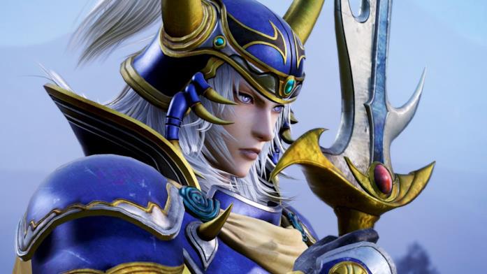 Un primo piano del Guerriero della Luce in Dissidia Final Fantasy NT