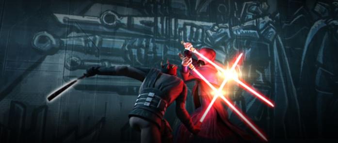 Darth Maul Darksaber Immagine di Darth Maul con la Darksaber