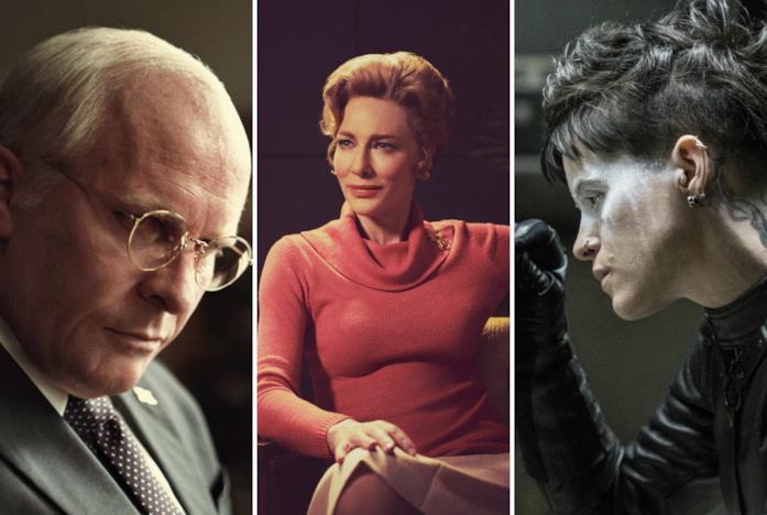 Da sinistra: Vice - L'uomo nell'ombra, Mrs. America e Millennium. Quello che non uccide