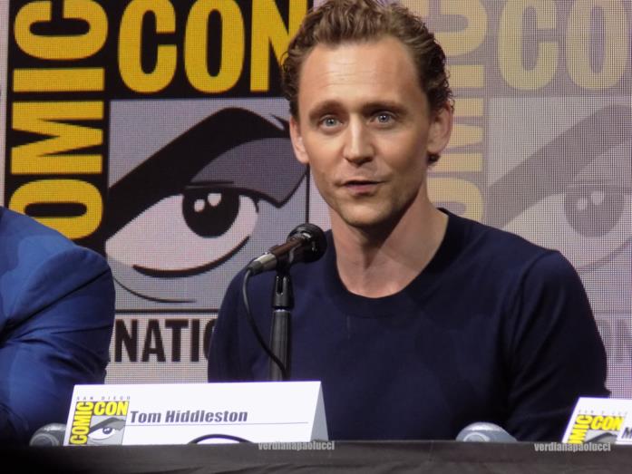 Tom Hiddleston al San Diego Comic-Con 2017 SDCC 2017, Tom Hiddleston al panel dei Marvel Studios