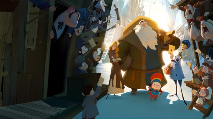 Klaus - I segreti del Natale: la nuova clip del film animato di Netflix Una scena di Klaus - I segreti del Natale
