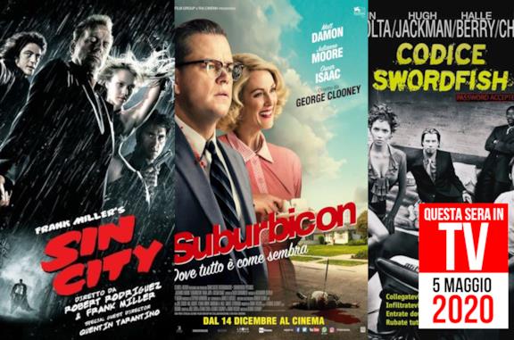 Film stasera in TV: Sin City e Suburbicon in onda il 5 maggio