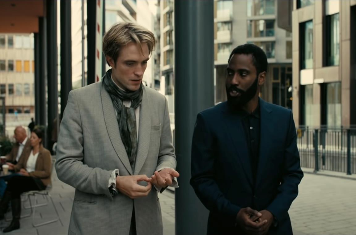 Un'immagine di John David Washington e Robert Pattinson in Tenet