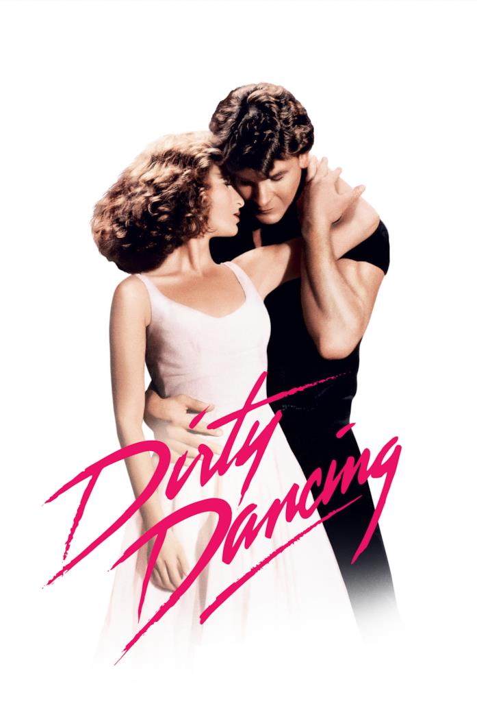 Il poster di Dirty Dancing Patrick Swayze e Jennifer Grey nella locandina di Dirty Dancing