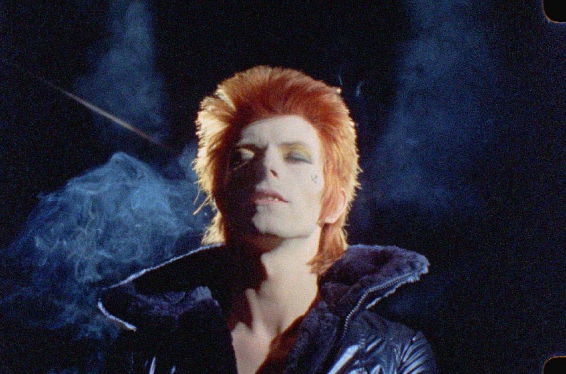 David Bowie in una scena del film SHOT! The Psycho-Spiritual Mantra of Rock