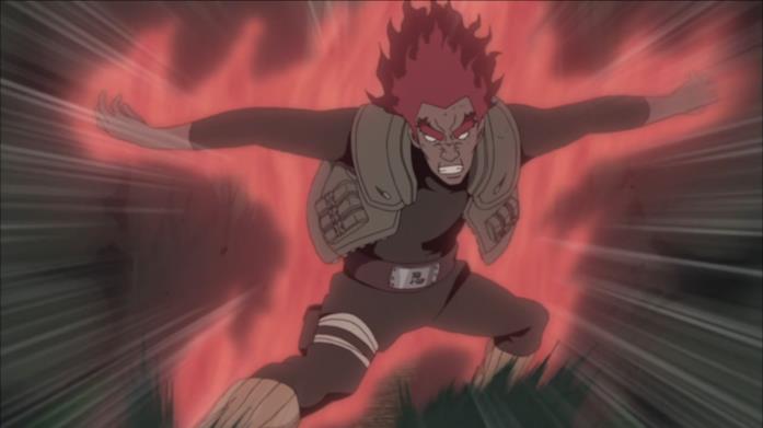 Gai è l'insegnante di Rock Lee Gai è esperto di taijutsu