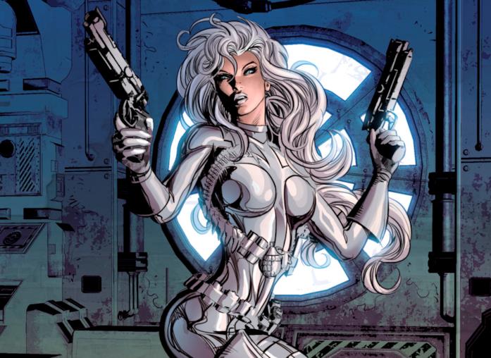 La mercenaria Silver Sable La conturbante mercenaria Silver Sable