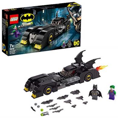 LEGO Super Heroes 76119 - Batmobile, Inseguimento di Joker con Due Minifigure Batman e Joker, Idea Regalo per Bambini +7 Anni
