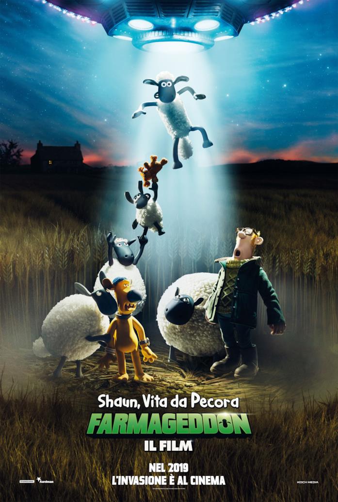Shaun, vita da pecora - Farmageddon il film Il teaser poster di Shaun, vita da pecora - Farmageddon il film