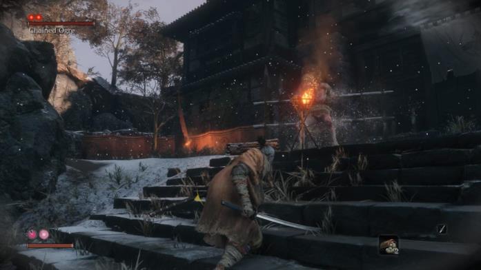 Sekiro orco incatenato Sekiro meccanica Stealth