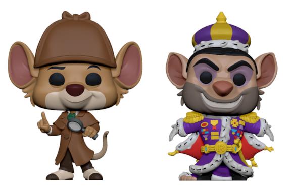 I Funko Pop! di Basil di Baker Street e il Professor Rattigan