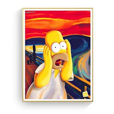 Poster Immagini a Parete Homer Simpson Scream