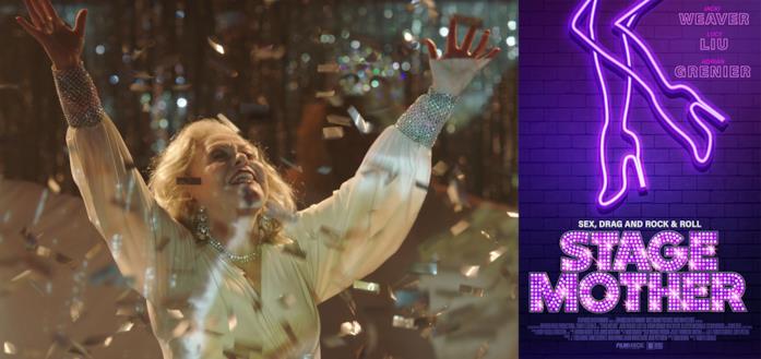 Stage Mother, a luglio su Rakuten TV A sinistra Jackie Weaver, a destra la locandina di Stage Mother