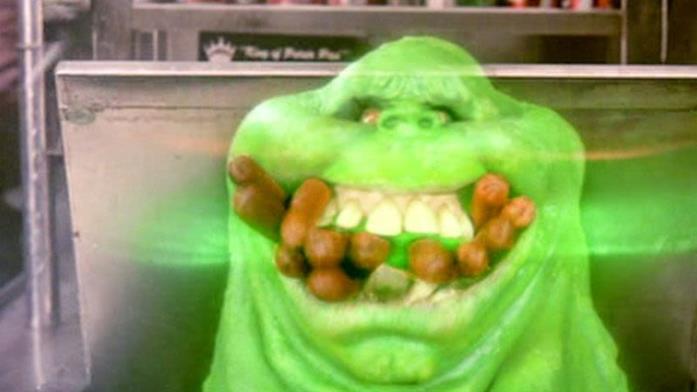 Slimer alle prese con dei Würstel