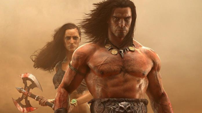 Conan il Barbaro sulla copertina di Conan Exiles