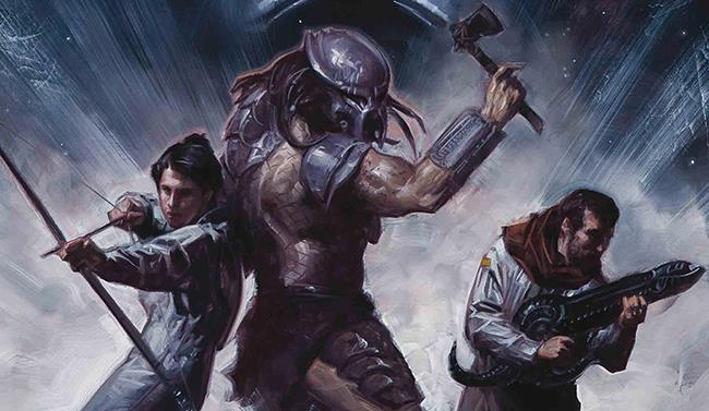 Cover di Prometheus Omega con Galgo, Predator e Angela