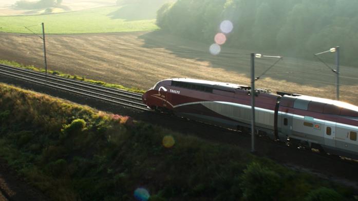 Il treno della pellicola Scena del film: treno