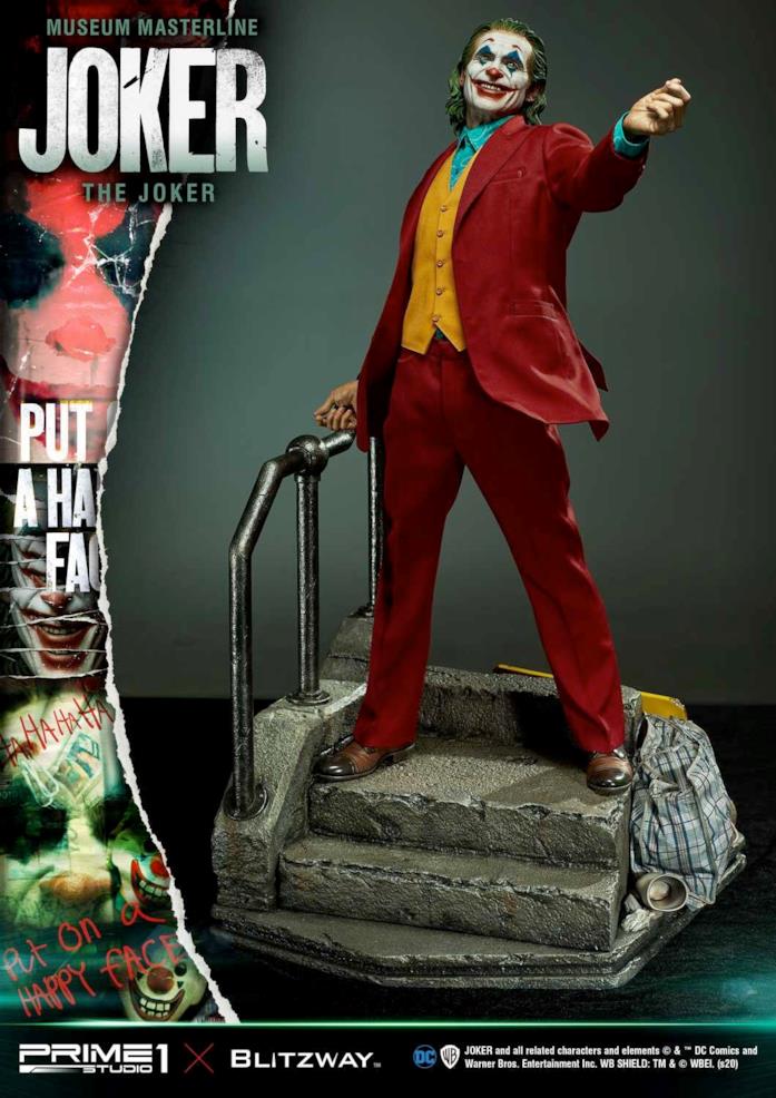 La statua di Joker da 1300 dollari Un'immagine della statua di Joker di Prime 1 Studios e Blitzway