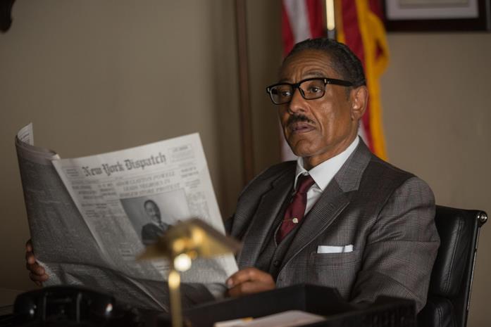 Anche Giancarlo Esposito in Godfather of Harlem Giancarlo Esposito sul set di Godfather of Harlem