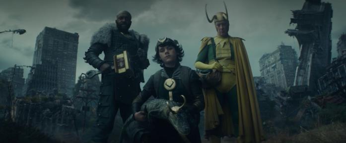 Le nuove varianti di Loki I 4 Loki alla fine dell'episodio 4