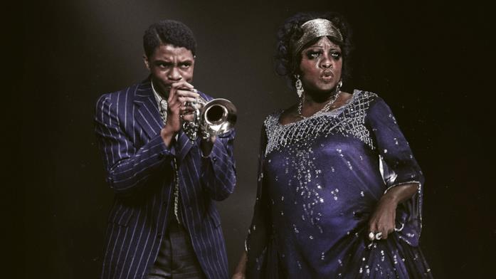Chadwick Boseman e Viola Davis in Ma Rainey's Black Bottom Ma Rainey's Black Bottom è l'ultimo film interpretato da Chadwick Boseman