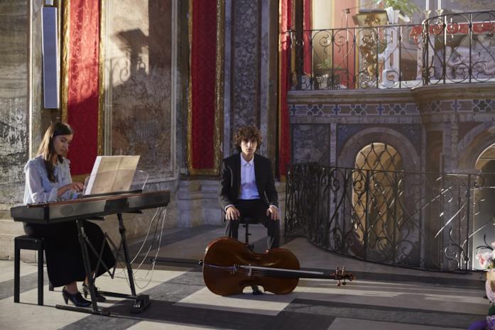 Emma e Sebastiano Emma e Sebastiano durante le prove del concerto
