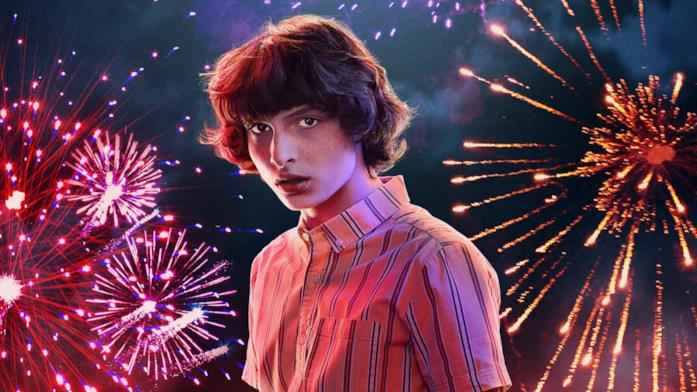 Primo piano di Finn Wolfhard nei panni di Mike Wheeler di Stranger Things
