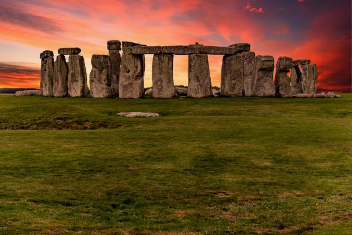 Una spettacolare foto di uno Stonehenge
