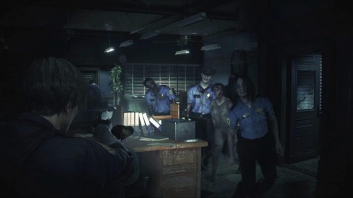 Resident Evil 2 Zombie Leon centrale di polizia RE2